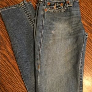True Religion Flap Pocket Skinny Jeans